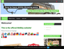 Tablet Screenshot of molkky.com